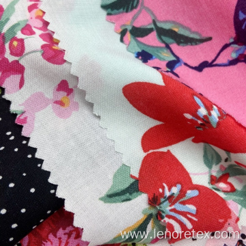 Woven 100% Rayon Printing Fabric For Women Blouses